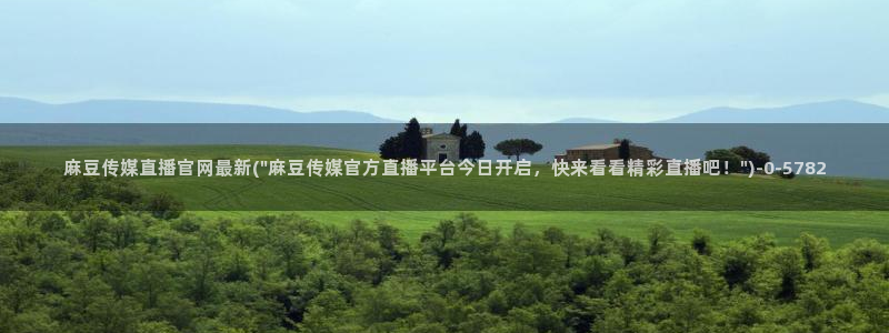 麻豆的官网在线传媒:麻豆传媒直播官网最新(\
